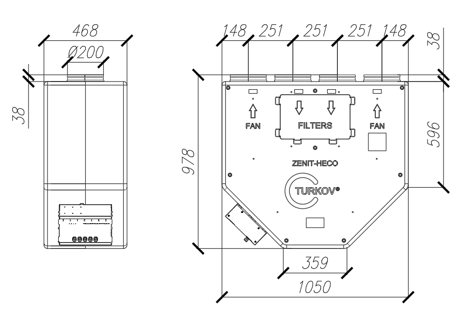 ZENIT HECO V 550 E (EPP) 
